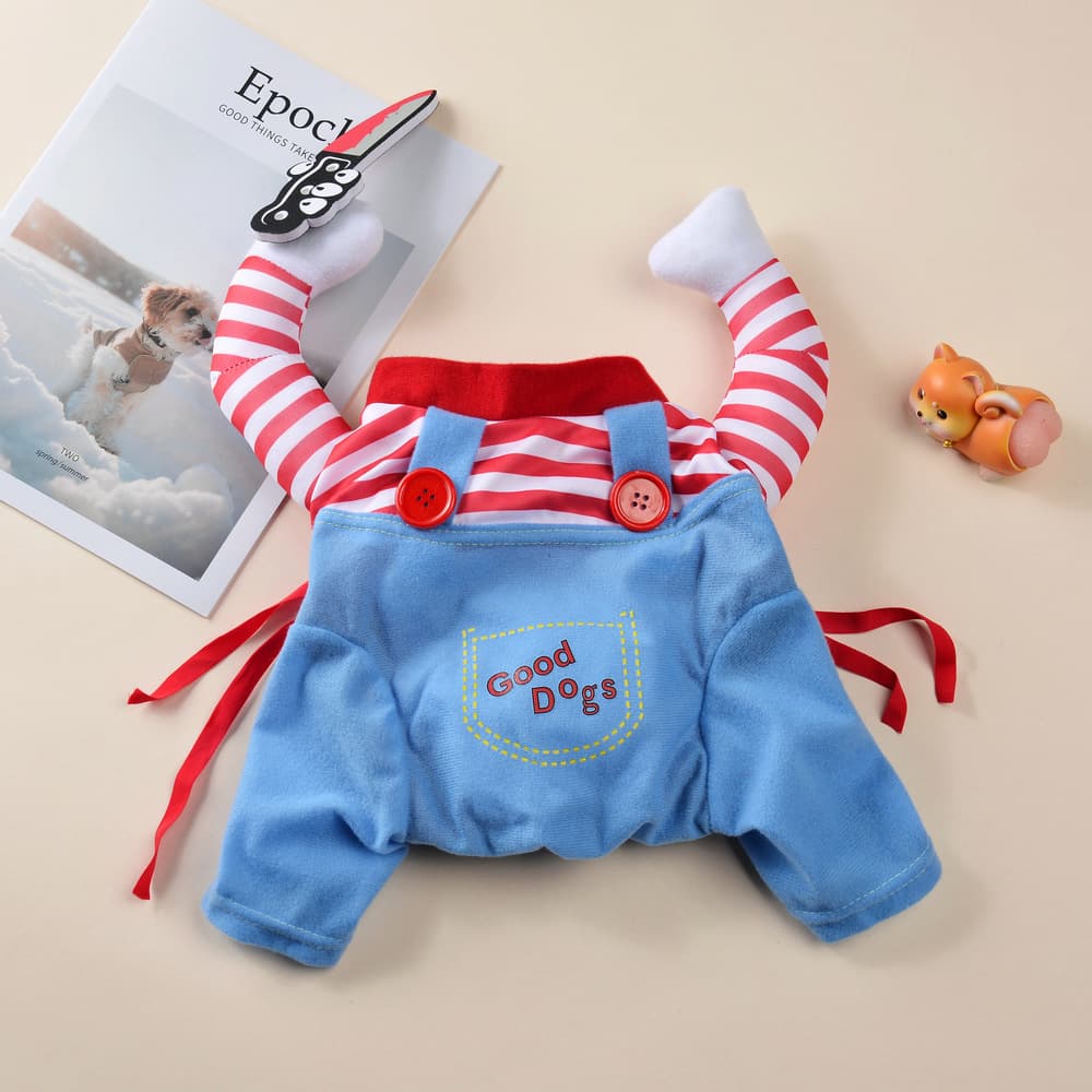 Halloween Pet Dog Chucky Costu - Cosplay Prop Blueprints 评论和价格