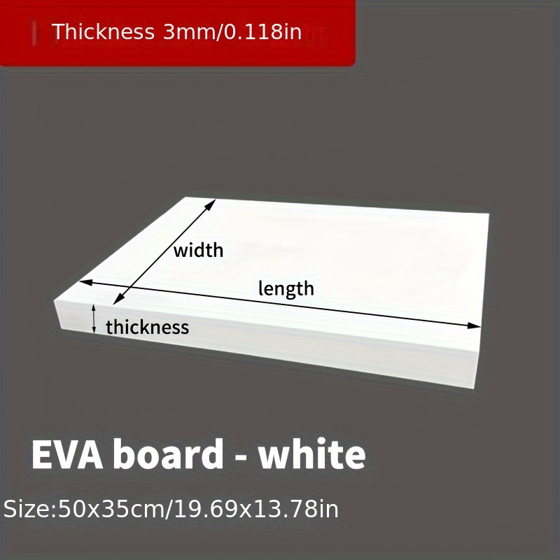 EVA Foam Board 14x19 Inch, 3mm - Cosplay Prop Foam Board 评论和价格