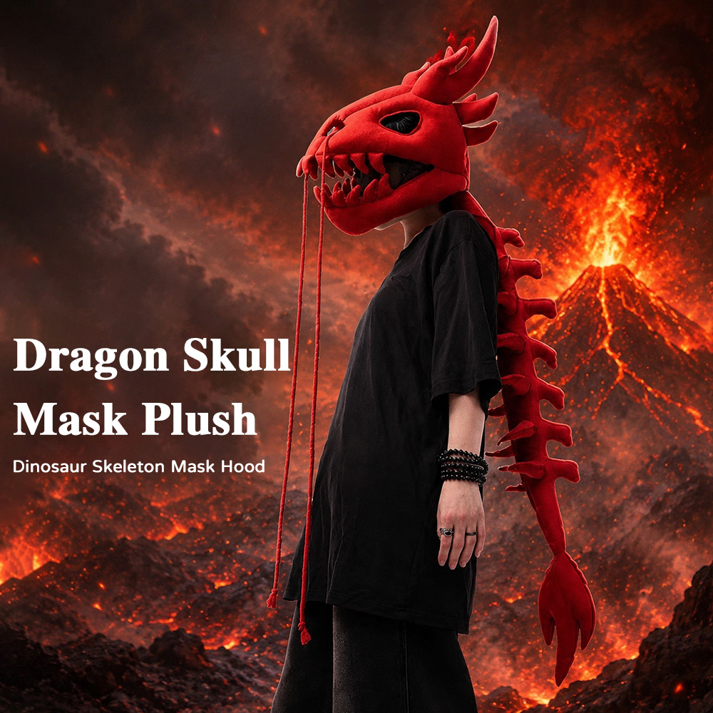 Dinosaur Skeleton Plush Headge - Cosplay Prop Pattern 评论和价格