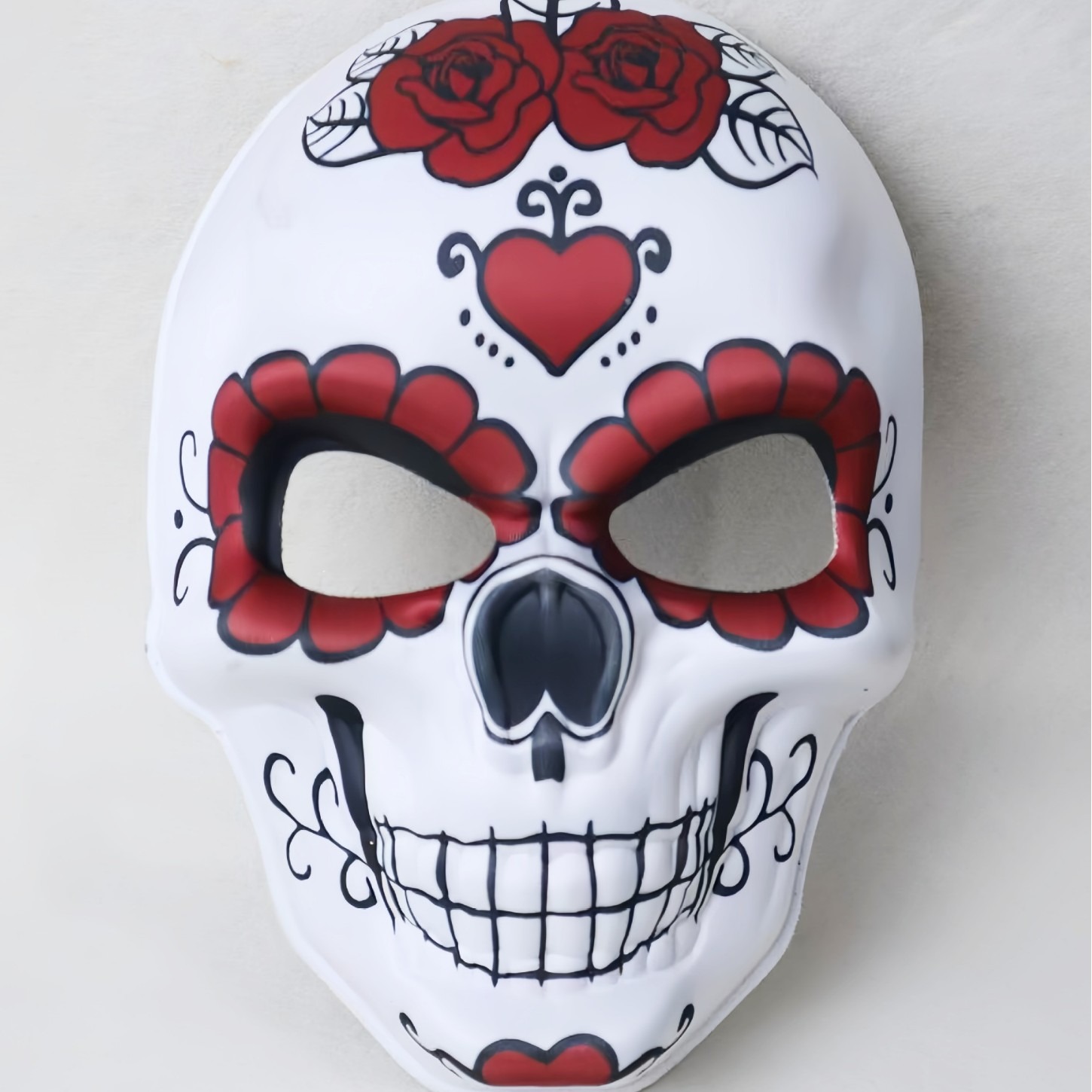 Day of the Dead Mask Colorful  - Cosplay Props Eva Foam 评论和价格