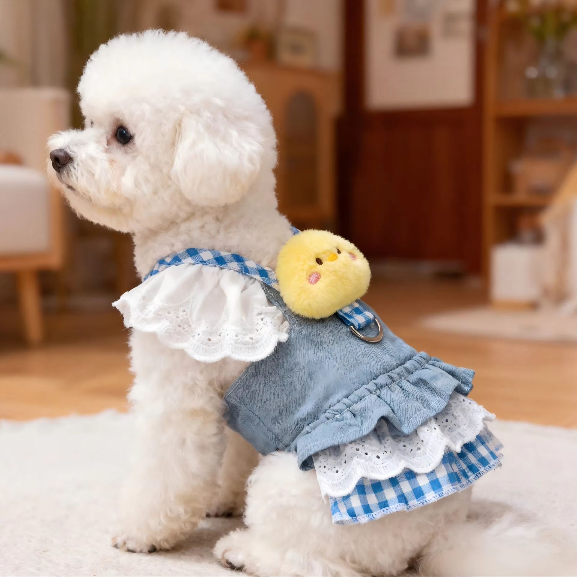 Sweet Pet Strap Dress Faux Den - D Ring Strap 评论和价格