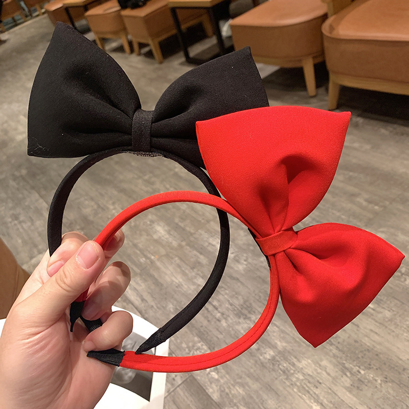 Cute Girls Red Big Bow Headban - Cosplay Floating Prop 评论和价格