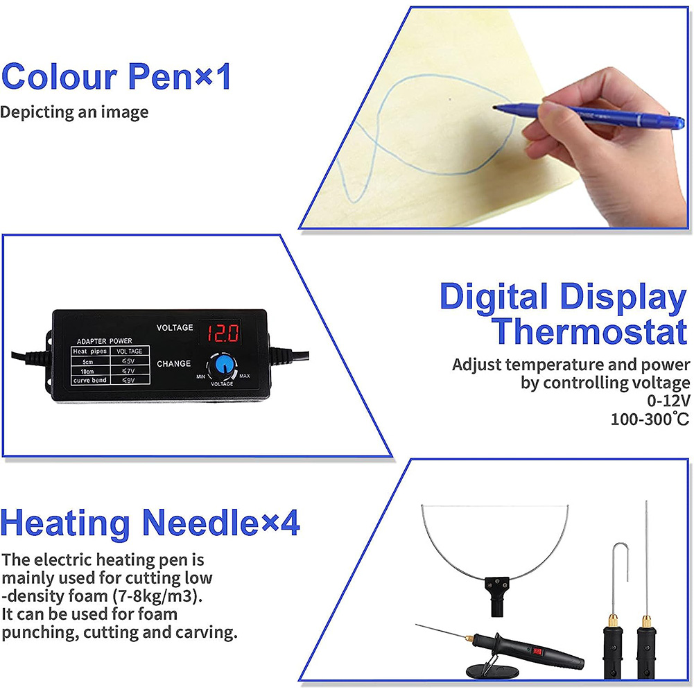 Heated Foam Cutting Pen Set wi - Craft Knife Set 评论和价格
