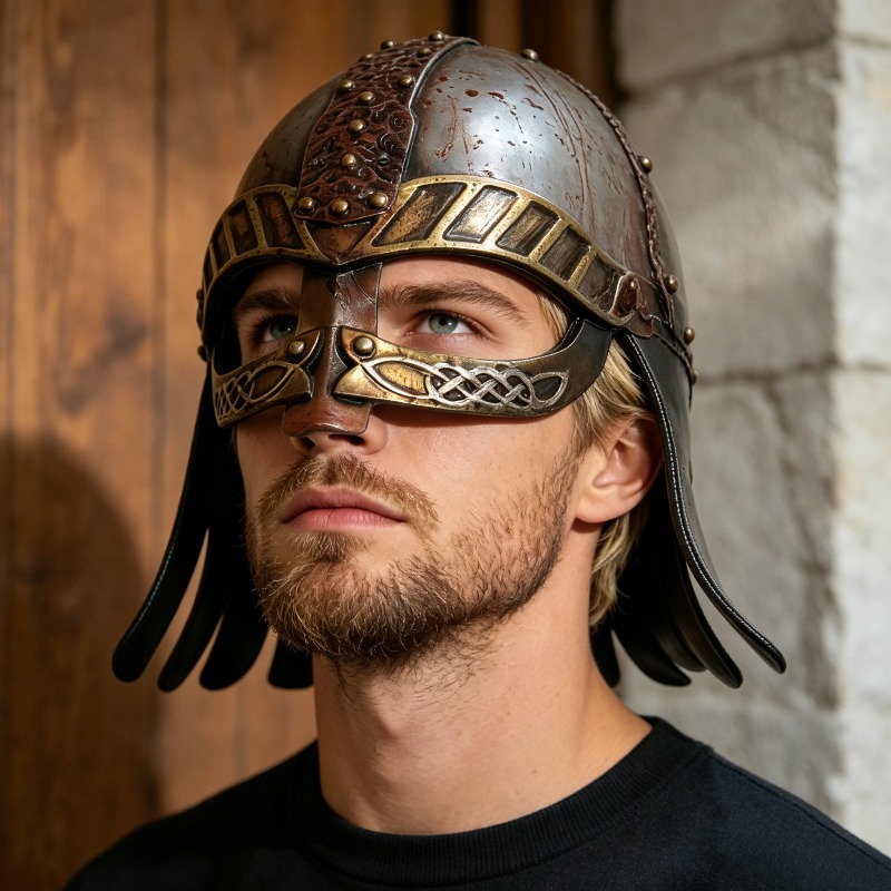 2026 New Viking Helmet Medieva - Cosplay Props Eva Foam 评论和价格