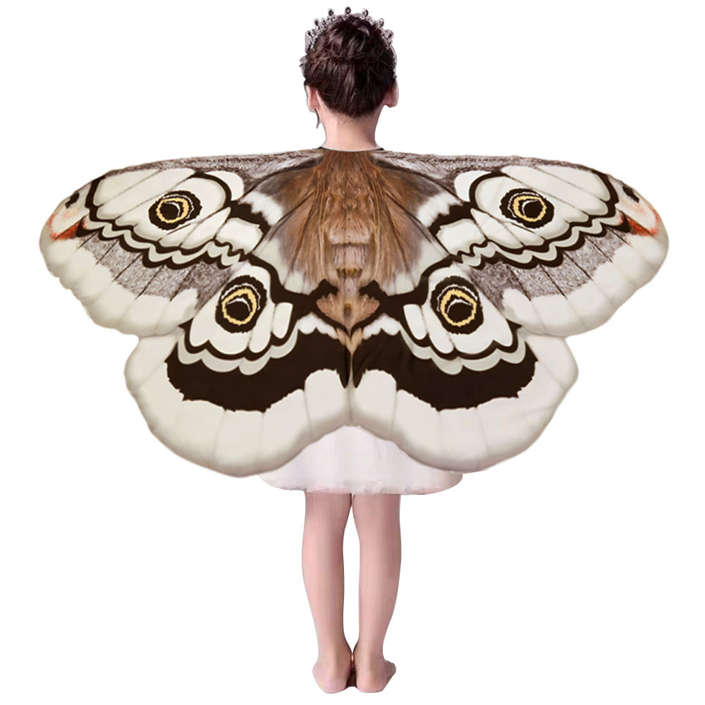 Kids Moth Wings Cape  Butterfl - Cosplay Floating Prop 评论和价格