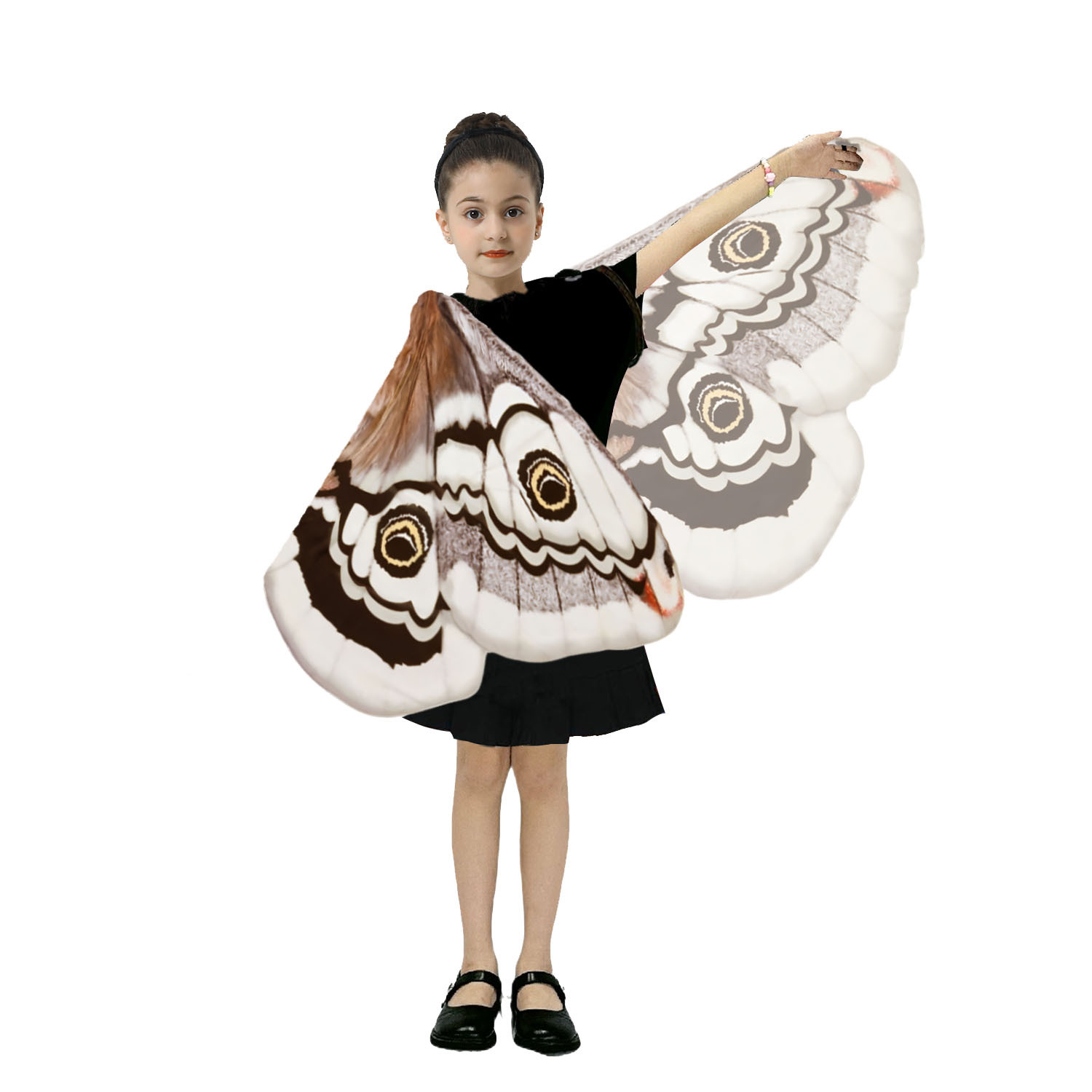 Kids Moth Wings Cape  Butterfl - Cosplay Floating Prop 评论和价格