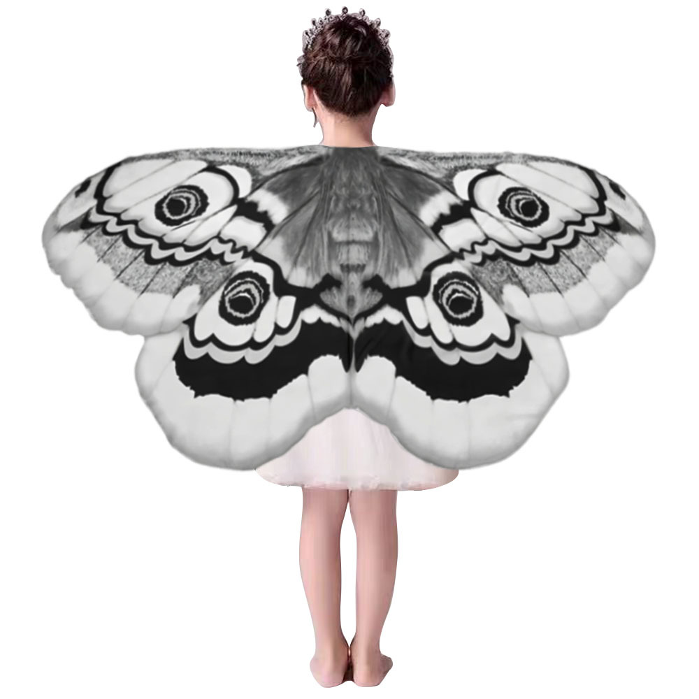 Kids Moth Wings Cape  Butterfl - Cosplay Floating Prop 评论和价格