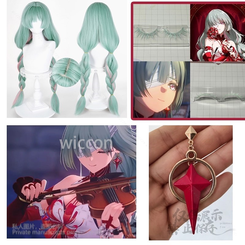 Anime Phrolova Cosplay Wig Gre - Prop For Cosplay 评论和价格