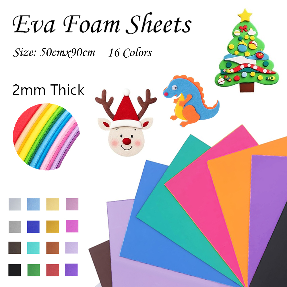 16 Colors Colorful EVA Foam Sh - Cosplay Props Eva Foam 评论和价格