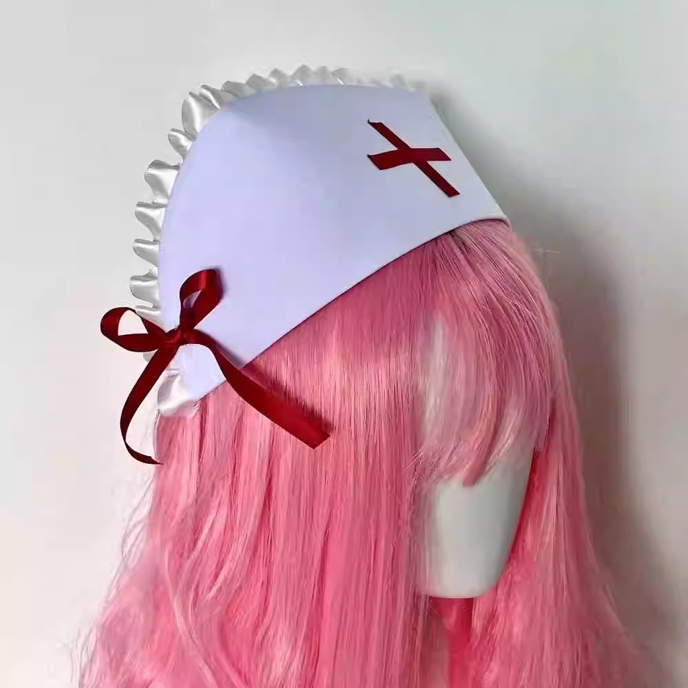 Cosplay nurse cap hat Accessor - Cosplay Floating Prop 评论和价格