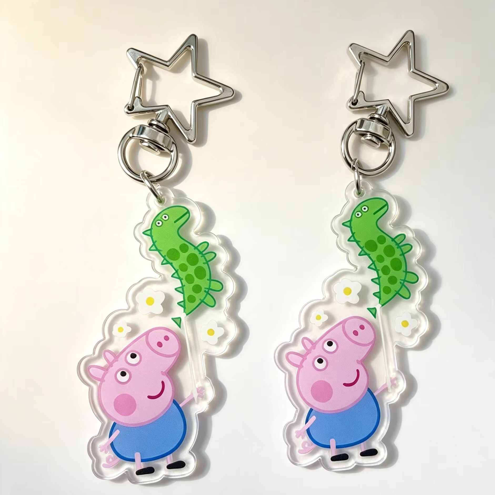 Peppa Pig George Acrylic Figur - Cosplay Floating Prop 评论和价格