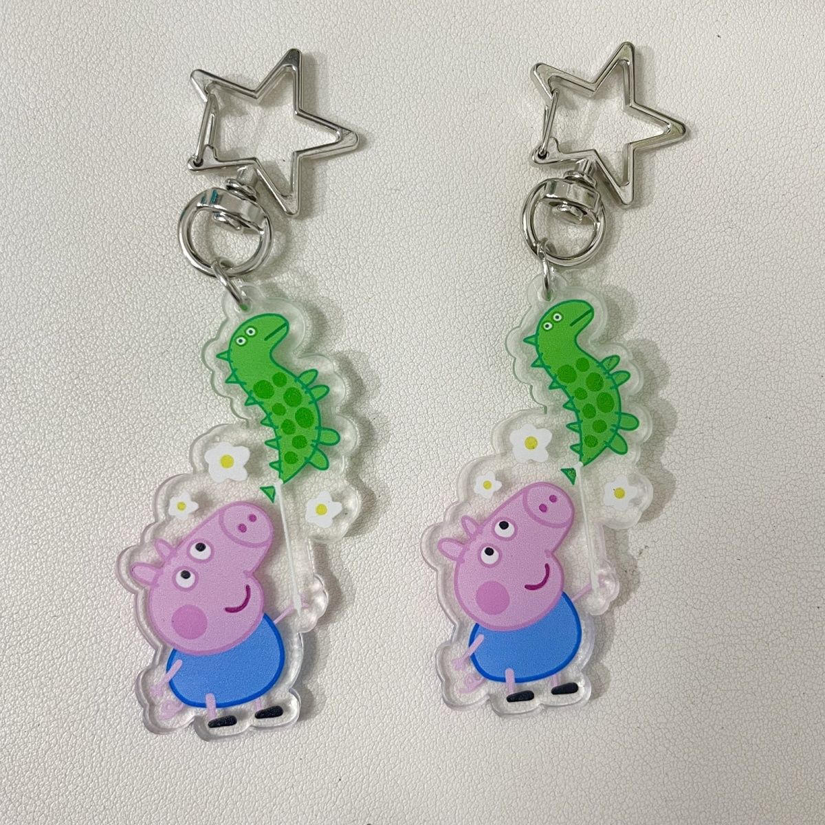 Peppa Pig George Acrylic Figur - Cosplay Floating Prop 评论和价格