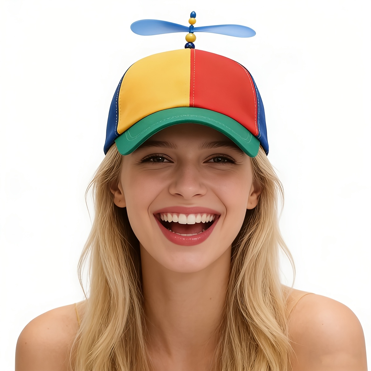 Funny Multicolor Propeller Hat - Cosplay Fireball Prop 评论和价格